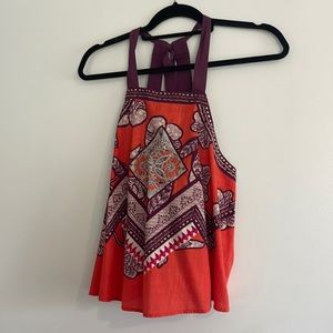 Free People Orange top - size medium